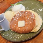 バリサイ カフェ - ハーフパンケーキ(+440税込セットメニュー)