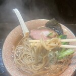 麺屋 葵 - 麺アップ