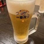 Juufukurou - 生ビール［一番絞り］。