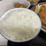 Tonkatsu　okada - ご飯超大盛りです