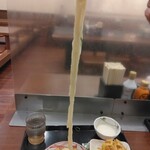 丸亀製麺 - ながーーーい麺リフト(2023.10.28)