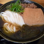 瀬戸内製麺710 - ひやあつ肉きつねうどん（H25.10.31）