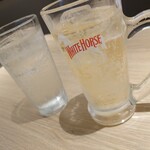 やりうどん - レモン酎ハイ＆ハイボール