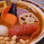 Rojiura Curry SAMURAI． - 侍まつり(ライスS)@税込1,970円：サクサクブロッコリー、カキ、ハムカツ