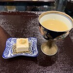 akuadainingukafehyourei - クリームチーズ豆腐　さつまいもの擦り流し