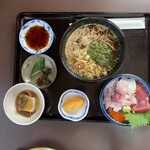 寿し正 - ミニ海鮮丼とそばのセット