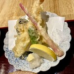 江坂海鮮食堂 おーうえすと - 天ぷらアップ