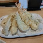 Sushi Tempura Gosakutei - ●ﾗﾝﾁ 定食+単品。刺し(ｳﾆ2178+ｲｸﾗ1078)+天婦羅定食1580+蓮根天婦羅528+揚出し豆腐638+ﾄﾛ鉄火1100)=7,102円 