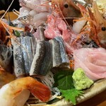 地酒と道産食材 一笑 - 秋刀魚の刺身は最高です！