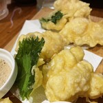 地酒と道産食材 一笑 - タチの天ぷら　大好物！