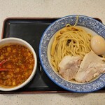 ラーメンカーニバル - 玉子辛煮干しつけ麺(￥950だったかな)