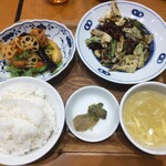 紅虎餃子房 - 油淋鶏と選べる料理ホイコーロー1,188円