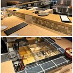 Hachiouji Kaisuke - カウンター席から見た厨房と
      おでんコーナー