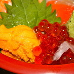 開江寿し - 雲丹とイクラ