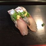 さくら鮨 - アジのにぎり