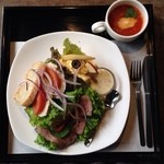 高澤記念館 - BLTサンドと塩シフォンの玉子サンドも