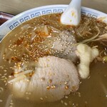きらく食堂 - ◇ネギ味噌ラーメン（￥720税込み）