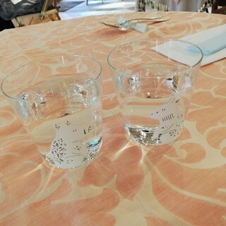 Cresson River Side Story - The glass of water is adorable.