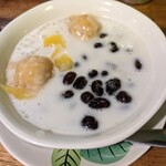 熱帯食堂 - ココナッツタピオカミルク+あずき