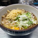 Kishimen Sumiyoshi - たぬき(玉子入り)きしめん＋麺特盛(2倍)