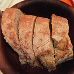 Benoit Alain Ducasse - そば粉入りバゲット。程よくコクとボリュームがあり料理に合います！