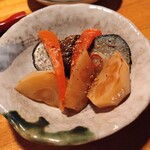 Meishu Kona Isamu - 野菜の焼きびたし