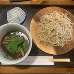 西むら - 鴨ときのこのつけつゆ蕎麦