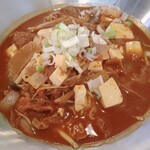 Mashomashoandomashochikin - 日替わり キムチチゲラーメン アップ！