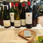 レストラン アニス - グラスの赤ワインは４種類