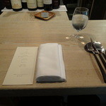 レストラン アニス - カウンターの上