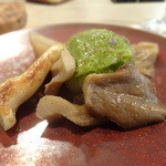 レストラン アニス - 鱈、ちりめんキャベツ、ブルーチーズ