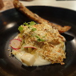 レストラン アニス - フォワグラムース、根セロリピュレ、うに