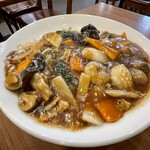 万豚記 - 五目あんかけ焼そば