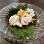金町製麺 - 真鱈の白子ポン酢　450円