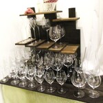 Restaurant KAITO - 綺麗に磨き揚げられたワイングラス。