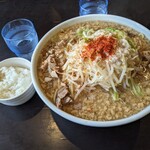 大勝軒 しのや - 私の頼んだ、ラーメン拓郎  中盛り(税込950＋150=1,100円)