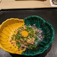 祇園 にしかわ - 鱧のユッケ