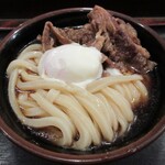 讃岐うどん大使 東京麺通団 - 温玉牛肉ぶっかけ