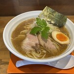 麺や まろみ - 鶏醤油ぱいたん(¥880)+大盛(¥50)