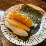 真打 - カラスミの磯辺焼き