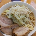 らーめん影武者 - らーめん肉２枚増し野菜少なめ