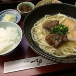一初 - 宮古そば定食（８００円）