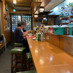 居酒屋まるよし - 閉店間際の店内