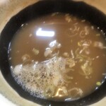 つけソバ いしい - スープ割り(スッキリスープ)