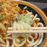 そば処 めとろ庵 - かき揚げうどん リフトアップ