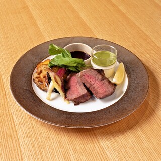 Enjoy carefully selected A4 grade Japanese black beef.