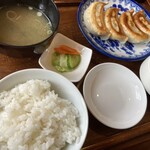 餃子の花家 - 餃子ライスセット・4個（2023.10）