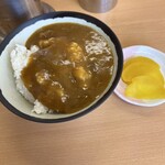 かまだ屋 - ライスカレー　おしんこ付き