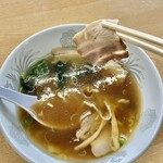 古川農園 - 肉の厚さが薄くて透けて見える貧弱チャーシュー