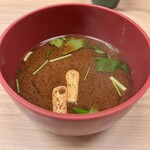 廻鮮 わくわく - 赤だし味噌汁